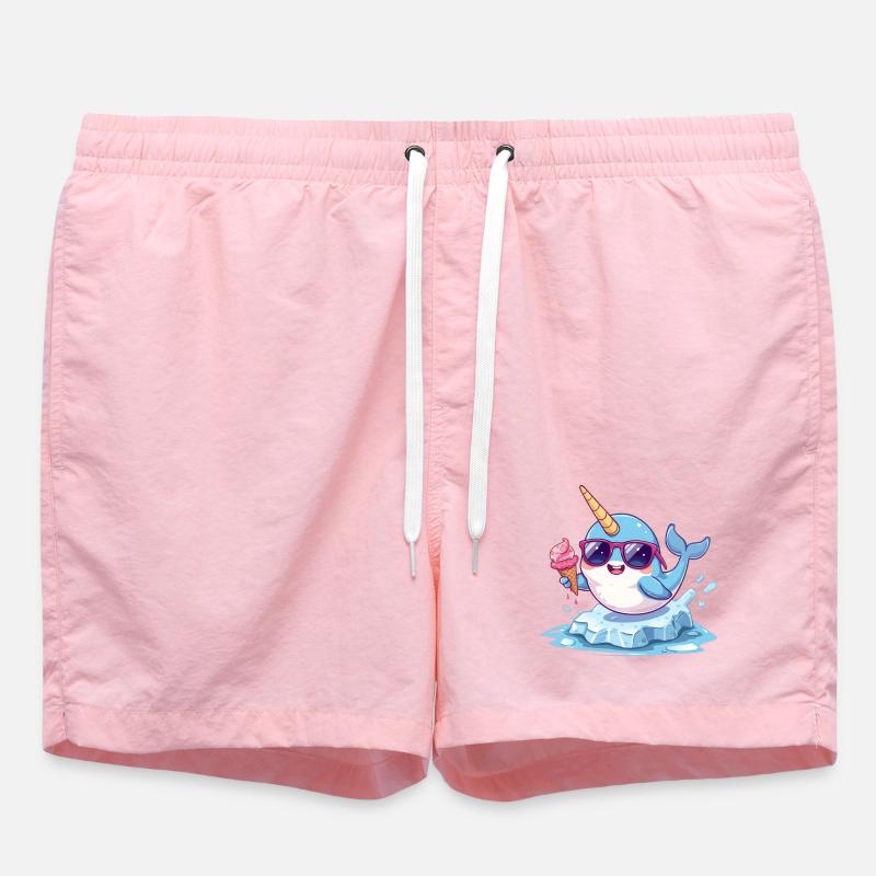 narval_glace - Short de bain - rose
