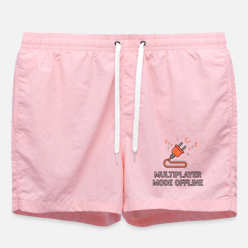Multiplayer Mode Offline - Swim Trunks - pink