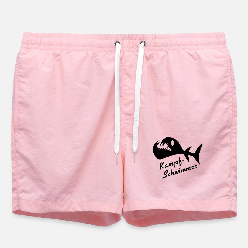 Battle Whimmer Fish 2 - Swim Trunks - pink