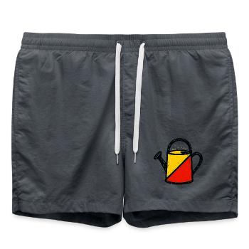 Arrosoir Graphique Bicolore Horticulture Moderne - Short de bain -  - Devant