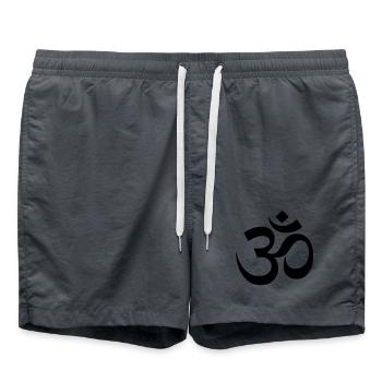 Om Symbol Mantra Silhouette - Swim Trunks -  - Front