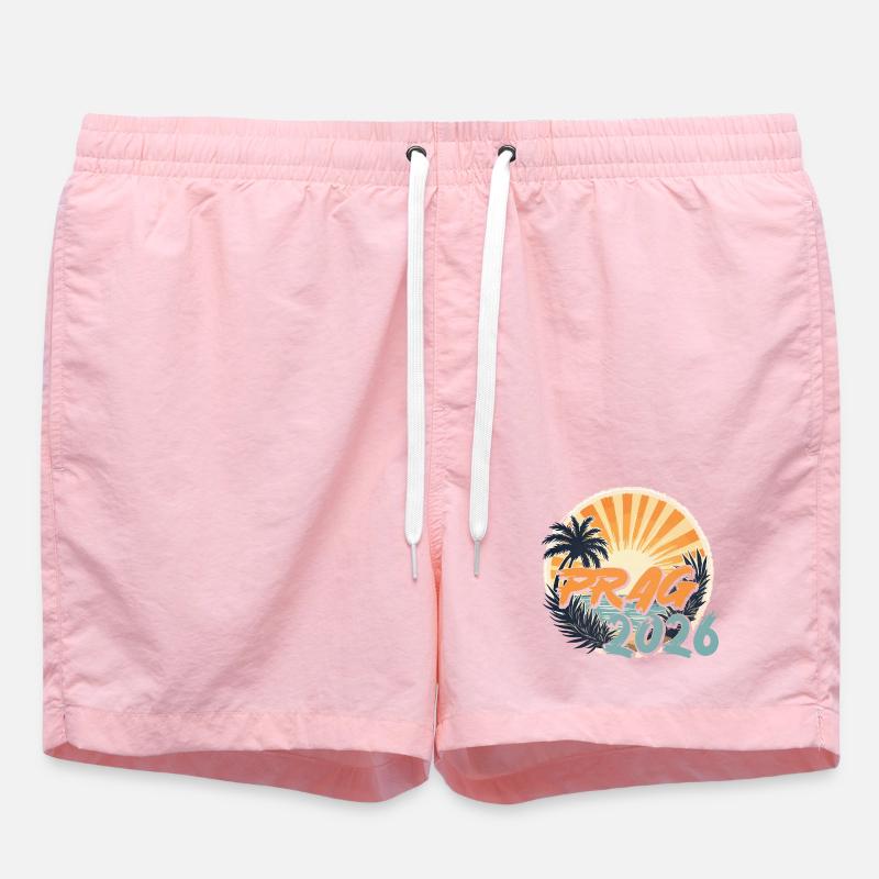 Prague 2026 - Swim Trunks - pink