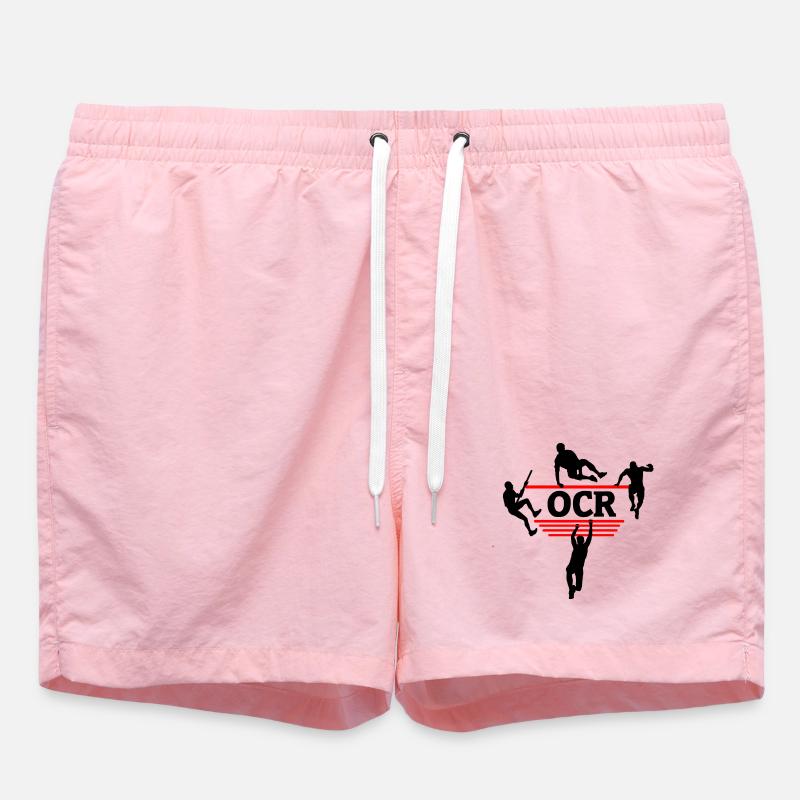OCR Strength – Obstacle Focus Design - Swim Trunks - pink