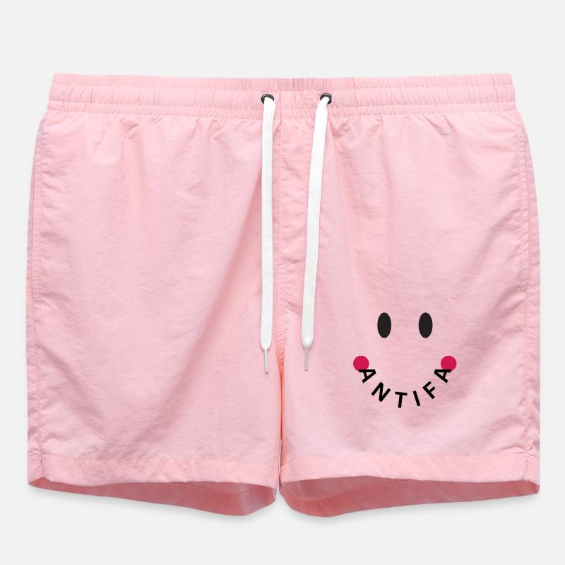 Friendly Antifa Original - Badeshorts - Pink