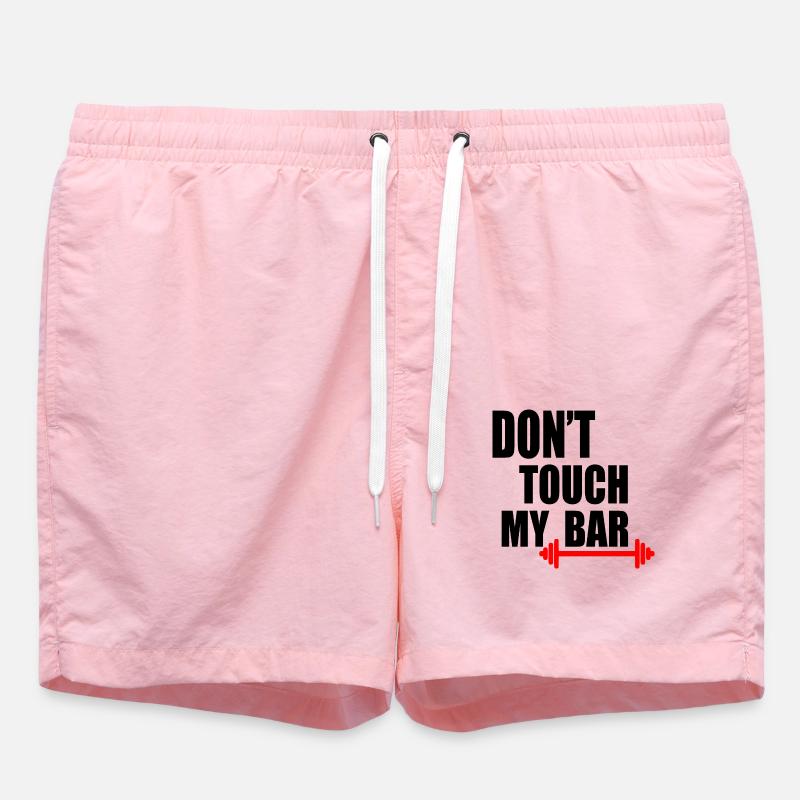 Dont touch my bar - Badeshorts - Pink
