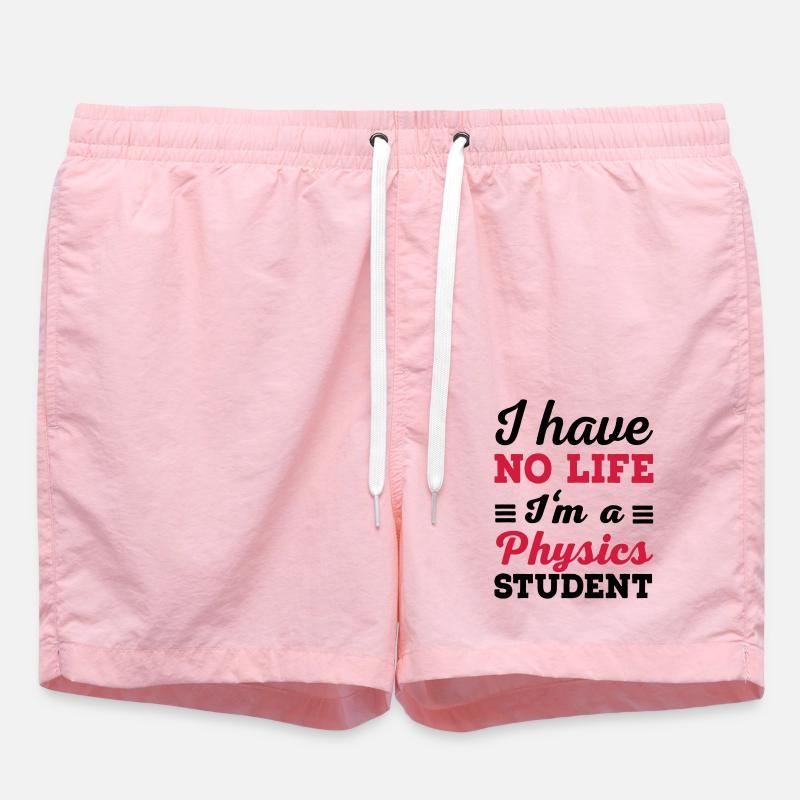 physics - Swim Trunks - pink