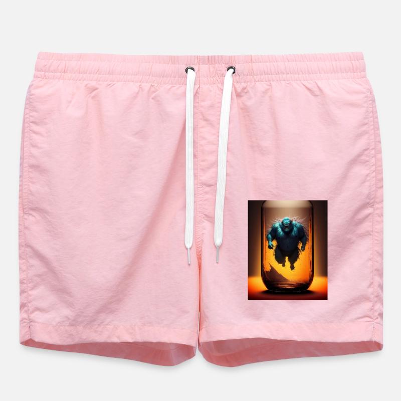 Monstre dans un bocal vide - Short de bain - rose