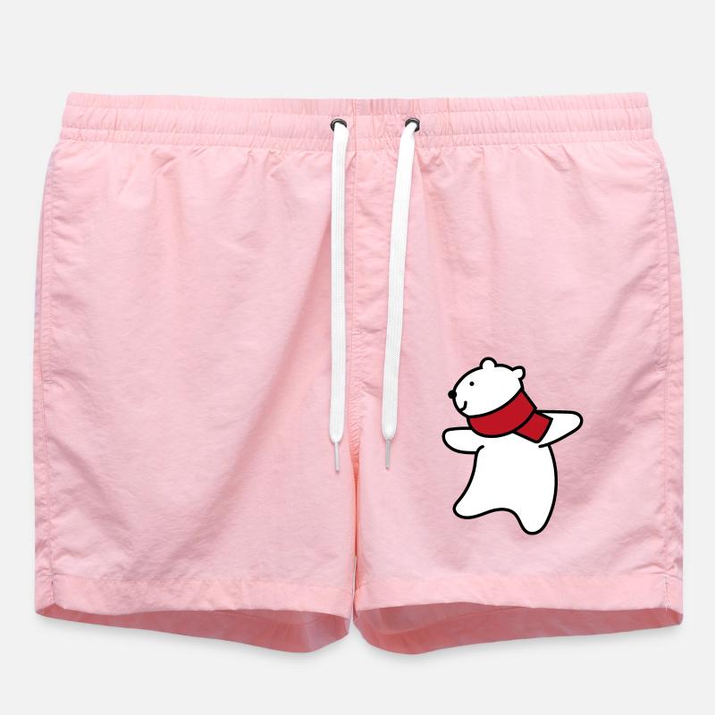 petit ours polaire mignon - Short de bain - rose
