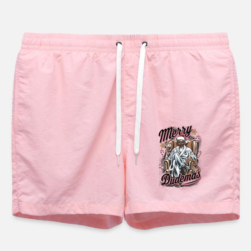 Lebowski Joyeux Dudemas ! - Short de bain - rose