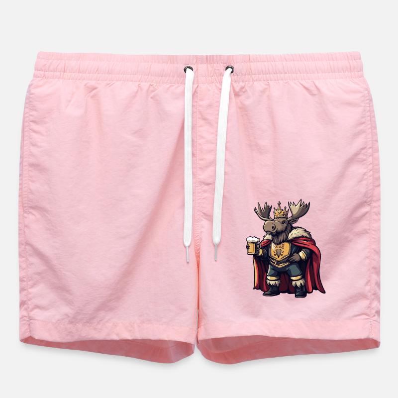 Bière d’orignal drôle - Short de bain - rose