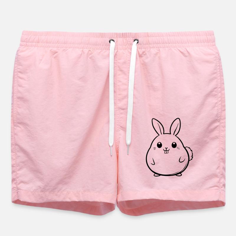 Drôle de lapin de Pâques - Short de bain - rose
