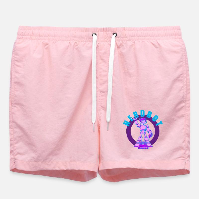 NERDY forever - Nerdbot - Badeshorts - Pink