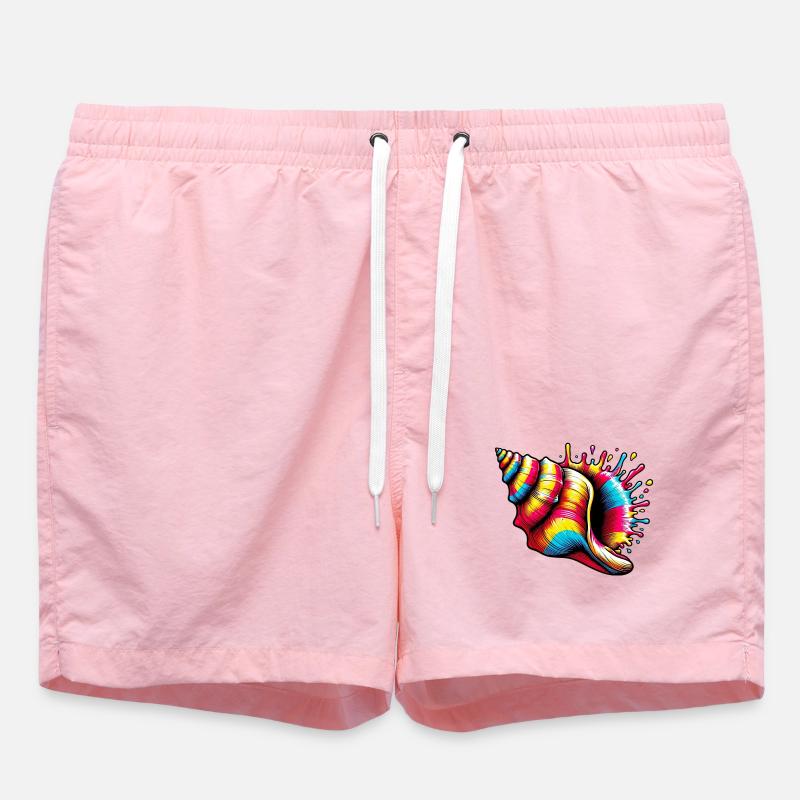 Shell - Swim Trunks - pink