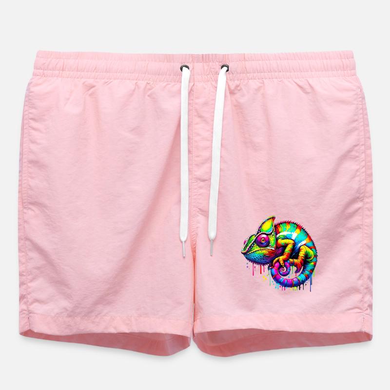 Chamäleon - Badeshorts - Pink