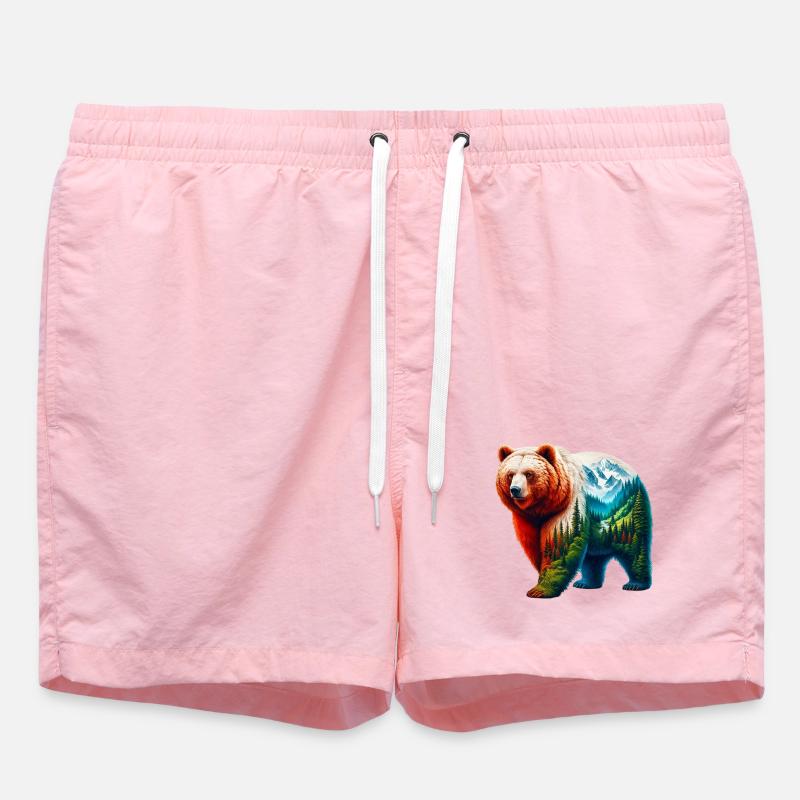 Ours - Short de bain - rose