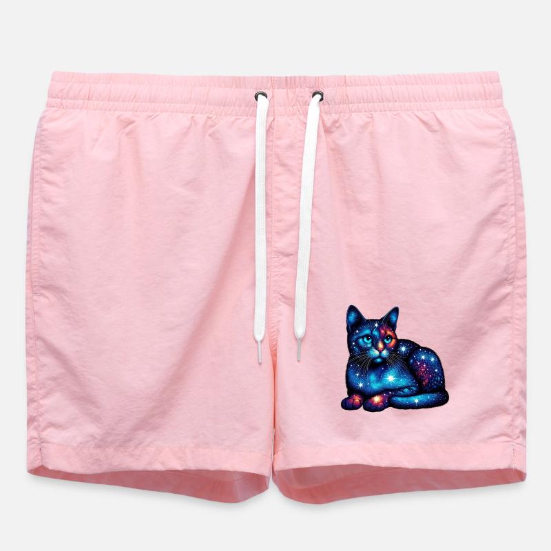 Chat - Short de bain - rose