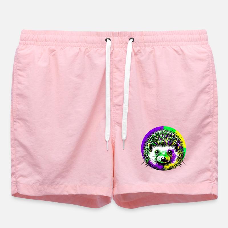 Hedgehog - Swim Trunks - pink