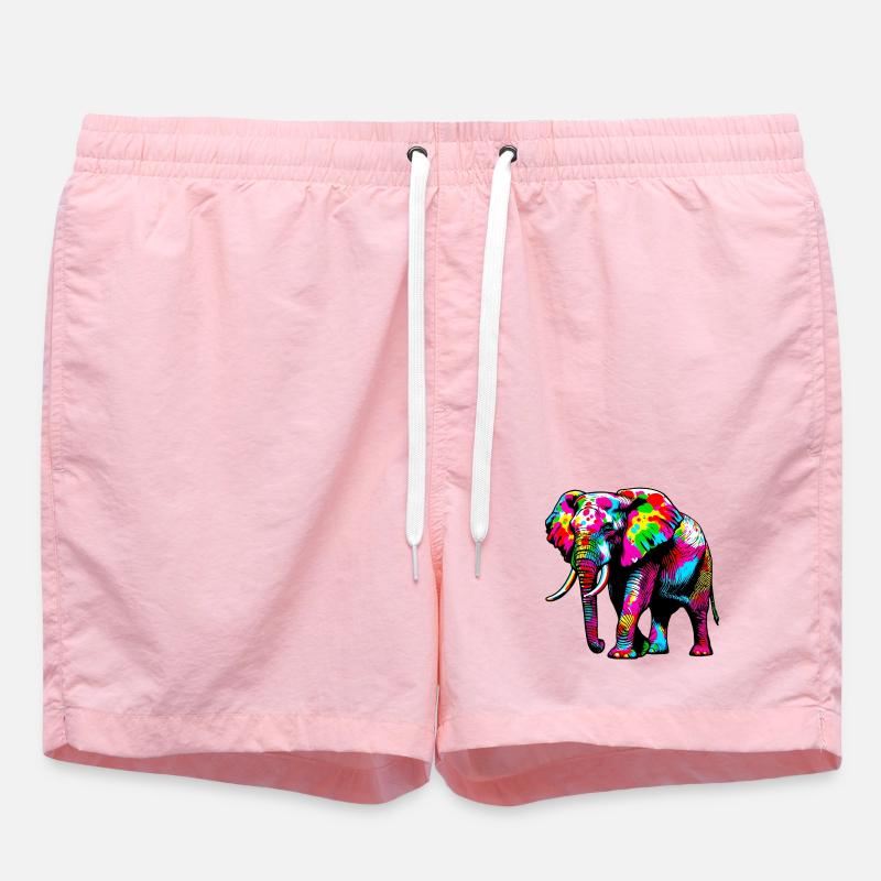 Éléphant - Short de bain - rose