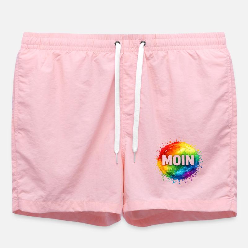 Moin dans la cascade arc-en-ciel - Short de bain - rose