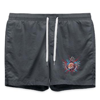 Poisson épineux avec un accent coloré - Short de bain -  - Devant