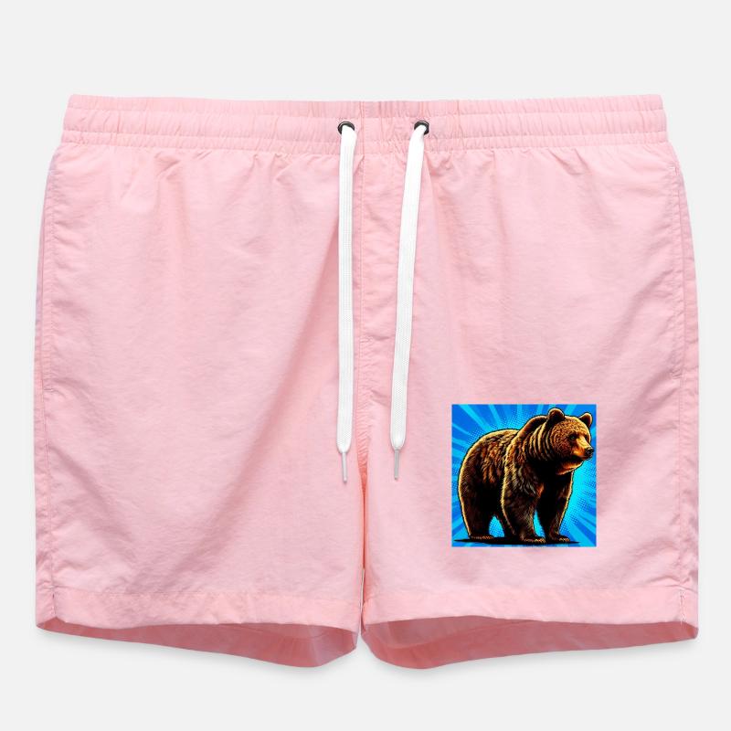 ours - Short de bain - rose