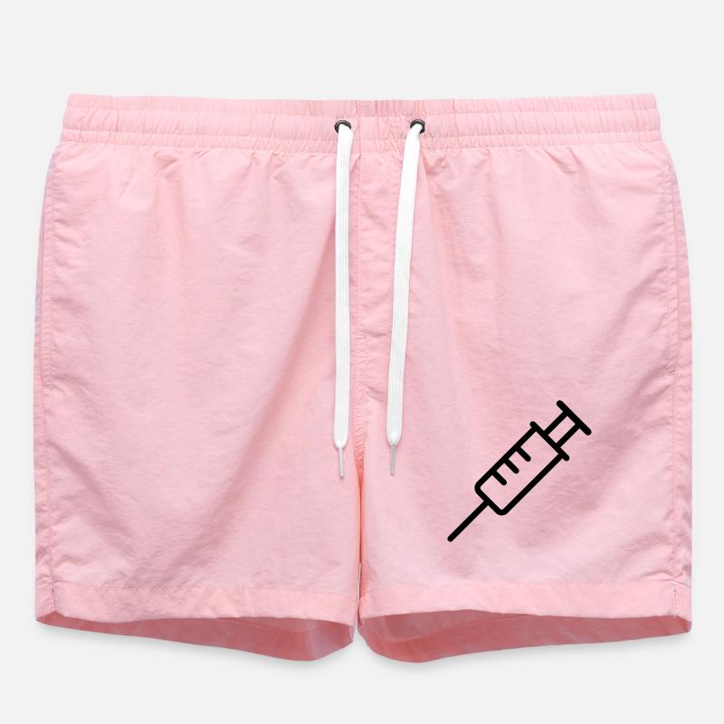 syringe - Swim Trunks - pink