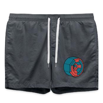 Detaillierte Skateboard Rolle Crew - Badeshorts -  - Vorne