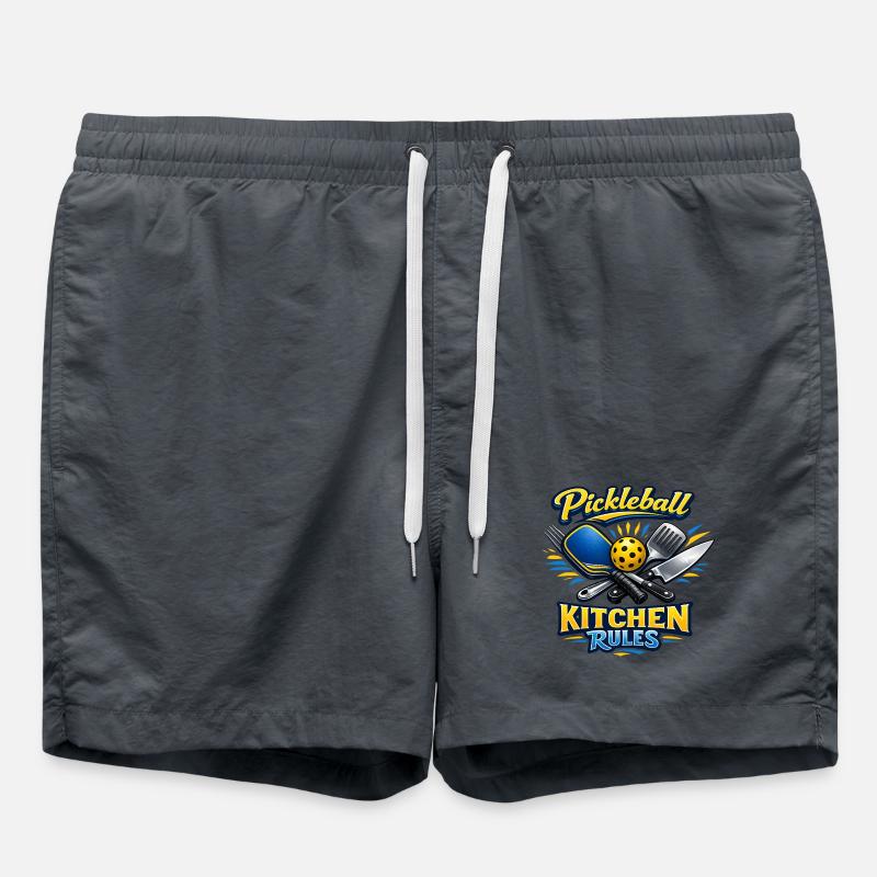 Pickleball Kitchen Rules - Swim Trunks - undefined