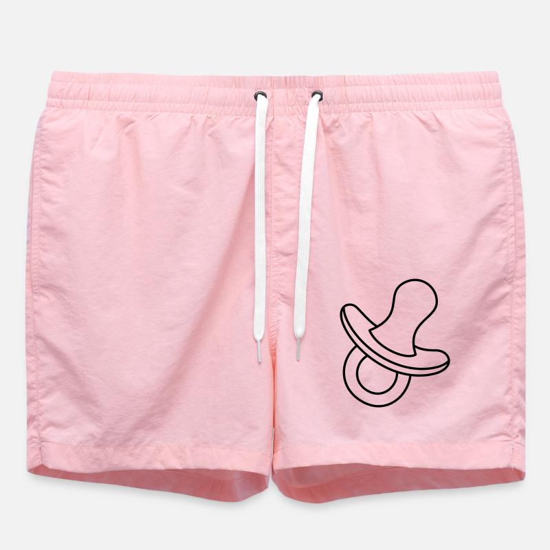 Pacifier - Swim Trunks - pink