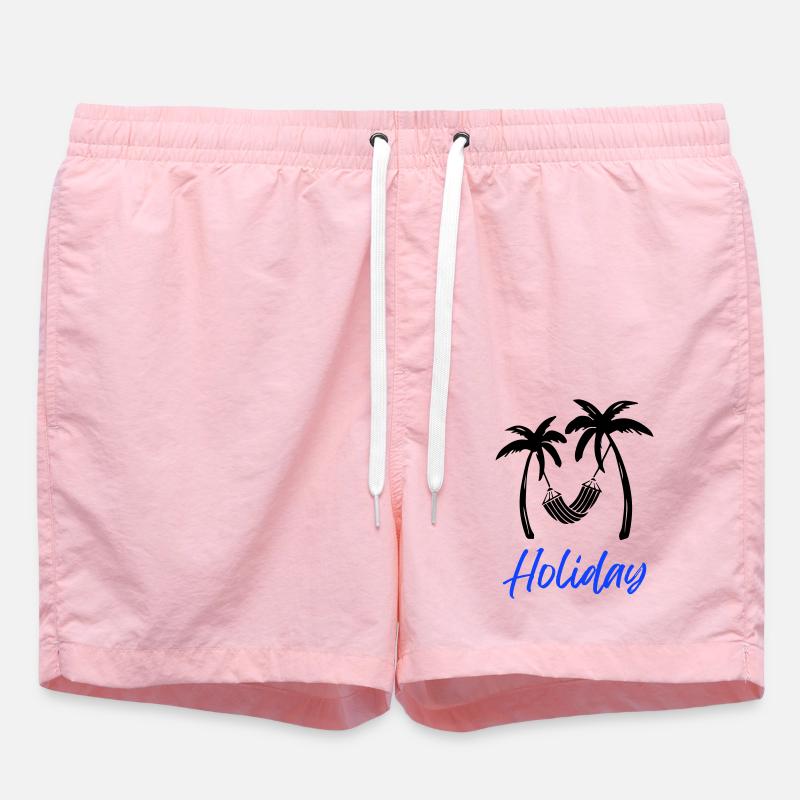 Palms Relax Holiday1 - Swim Trunks - pink