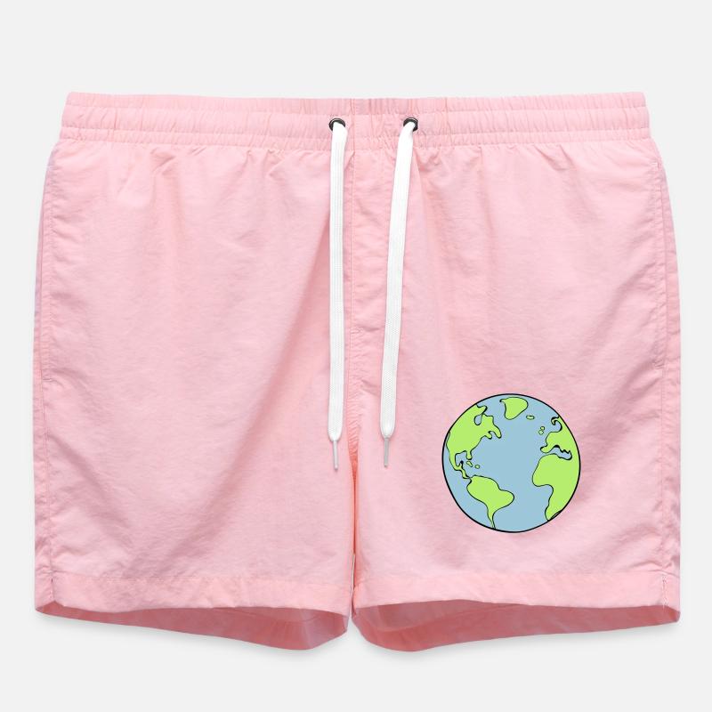 terre - Short de bain - rose