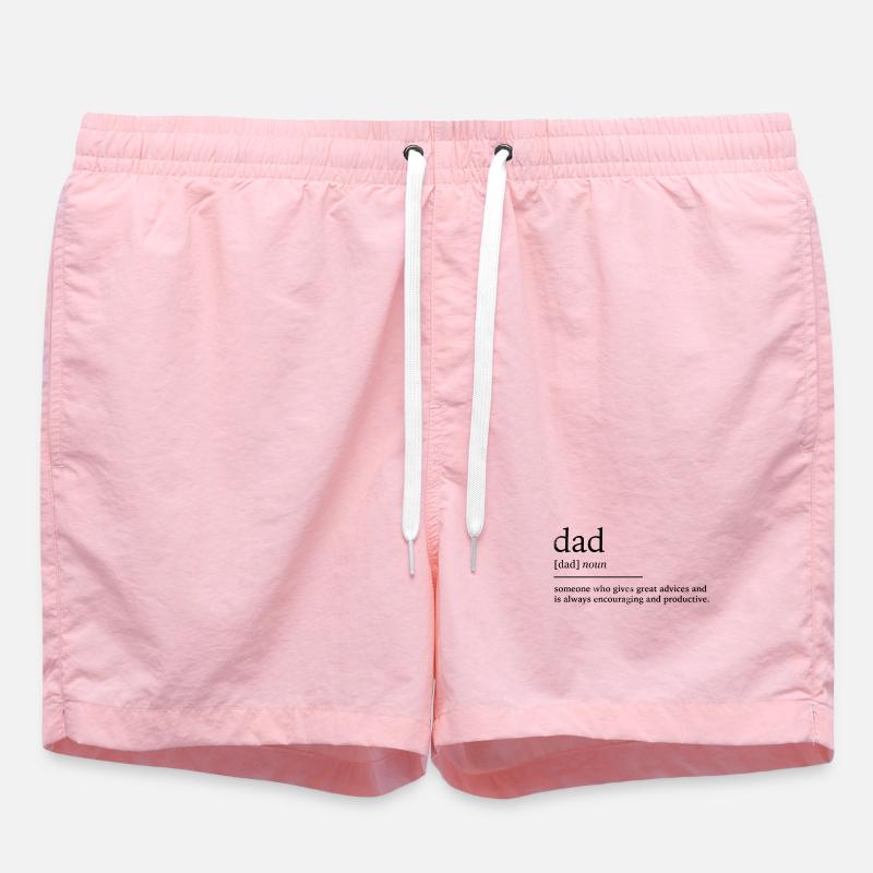 père - Short de bain - rose