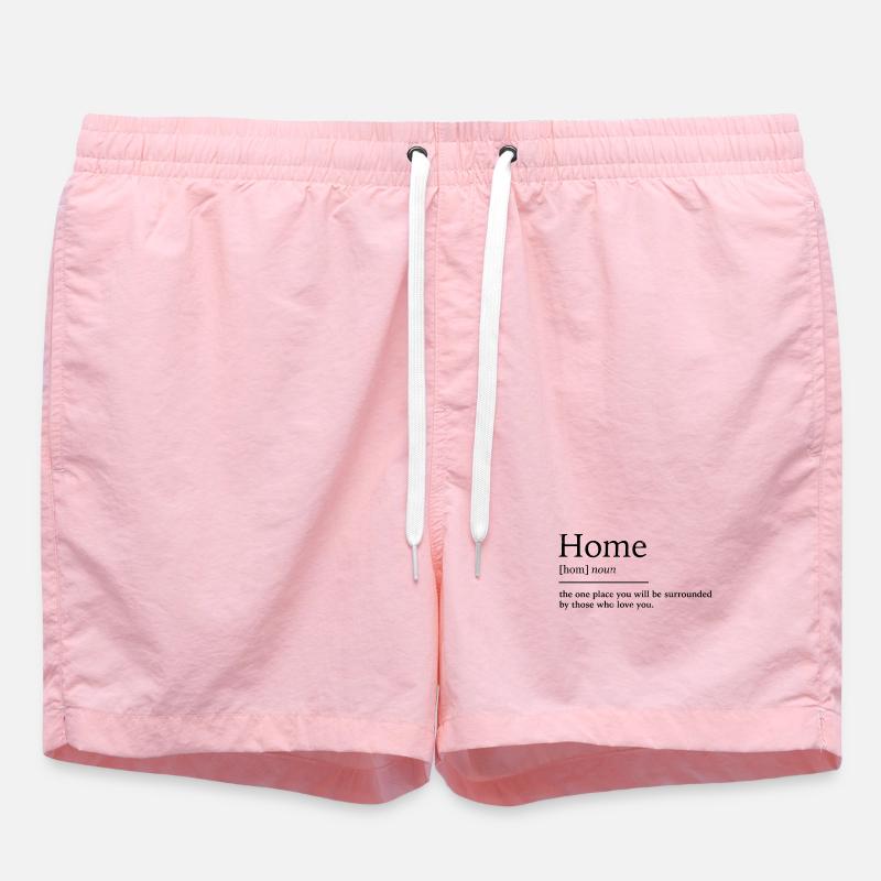 Accueil à la maison - Short de bain - rose