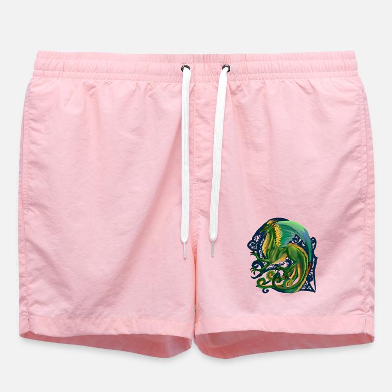 dragon - Short de bain - rose