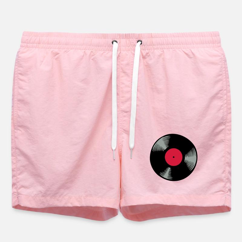 Vinyle - Short de bain - rose