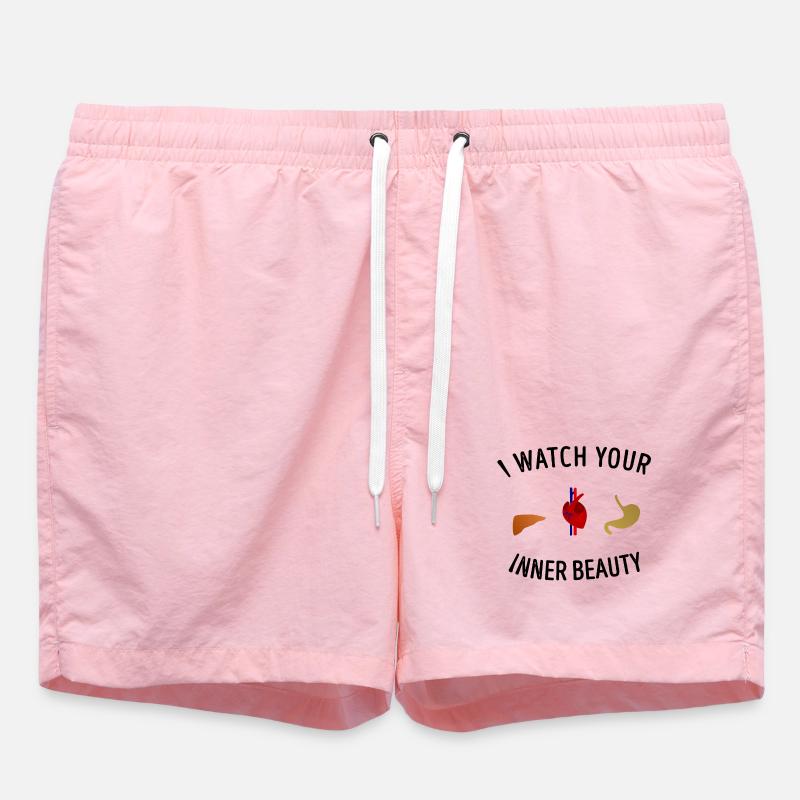 Aerzte Interne Beauté Médecine Chirurgien cadeau - Short de bain - rose