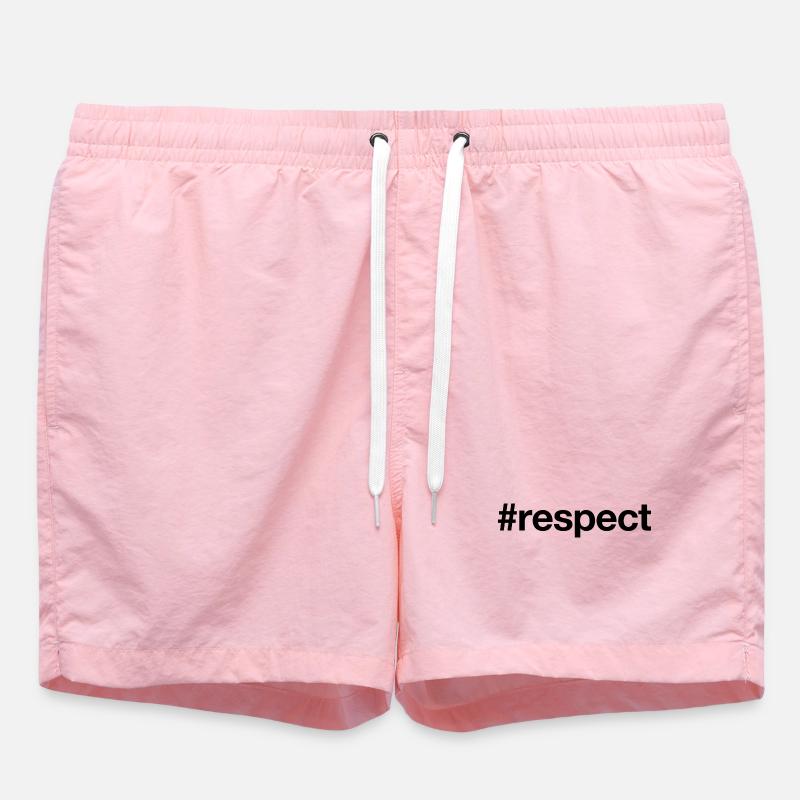 RESPECT - Swim Trunks - pink