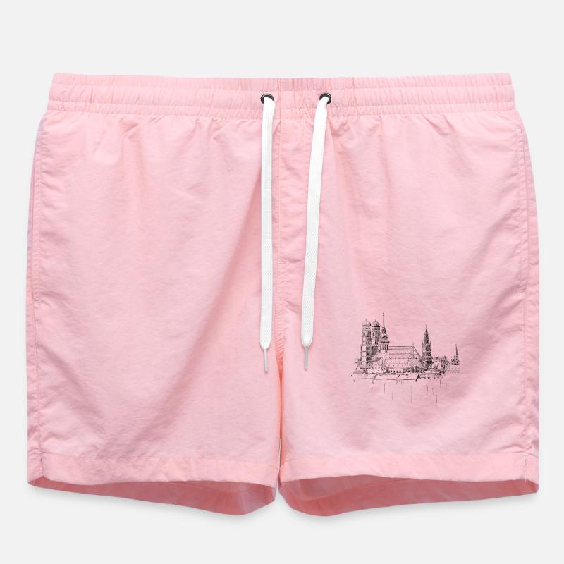 Munich - Short de bain - rose