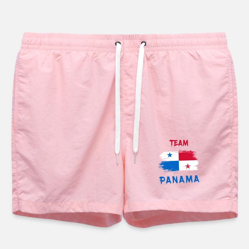 Équipe Panama / Drapeau - Short de bain - rose