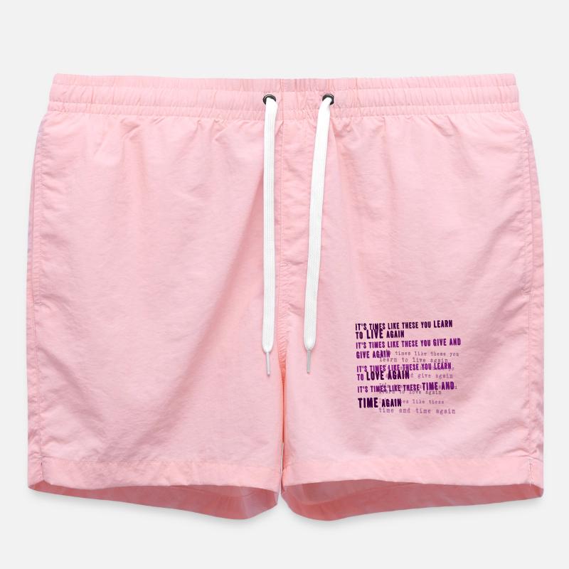 Foo Fighters lyrique - Short de bain - rose