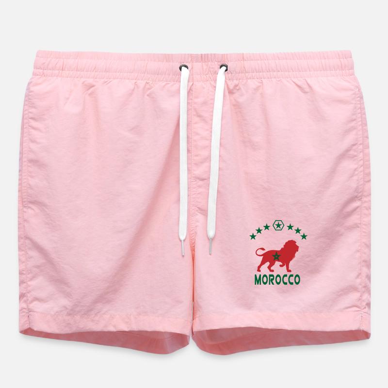 Conception du Lion du Maroc - Short de bain - rose