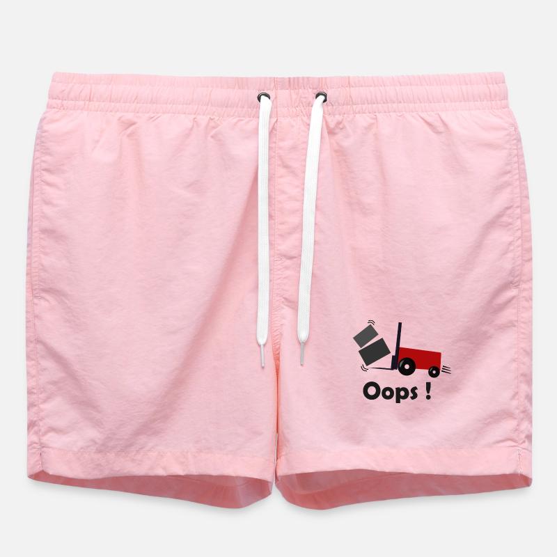 Logisticien - Short de bain - rose