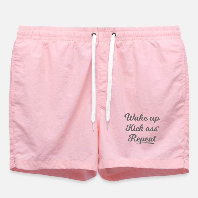 funny - Swim Trunks - pink