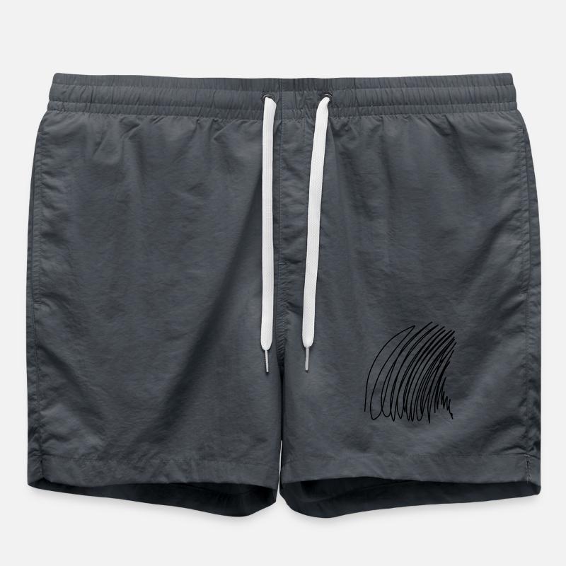 Abstract art doodle - Swim Trunks - undefined