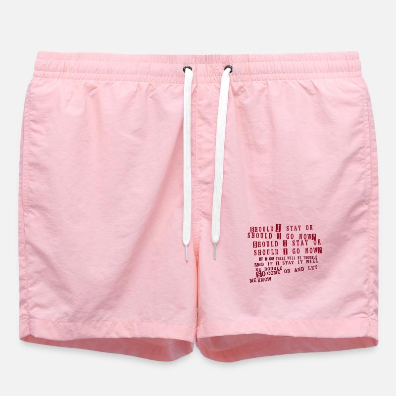 clash - devrais-je rester - Short de bain - rose