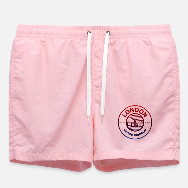 Londres Royaume-Uni - Short de bain - rose