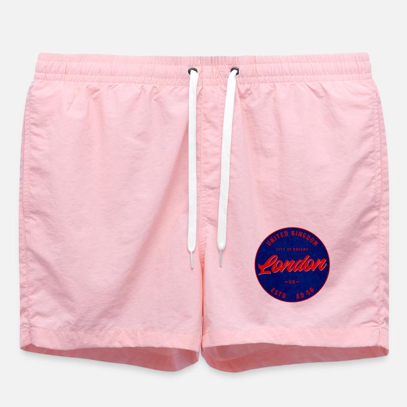 Londres Angleterre Royaume-Uni - Short de bain - rose