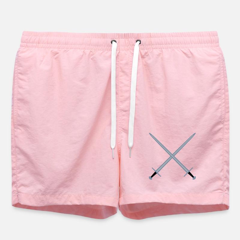 Gekreuzte Schwerter. - Badeshorts - Pink