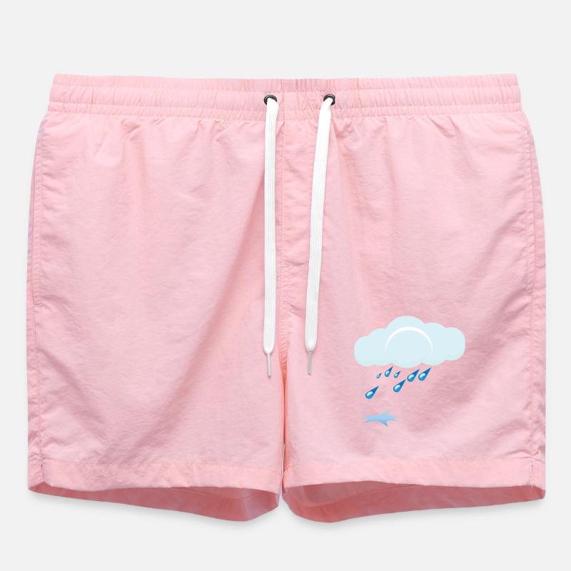 Pluie - Short de bain - rose