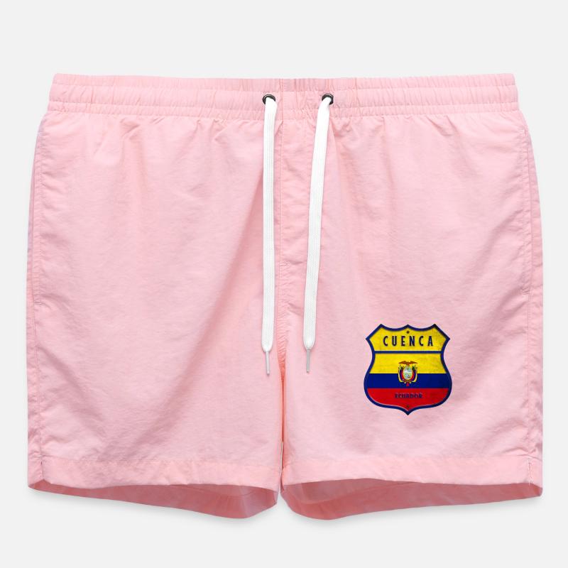 Cuenca Drapeaux de l'Equateur - Short de bain - rose